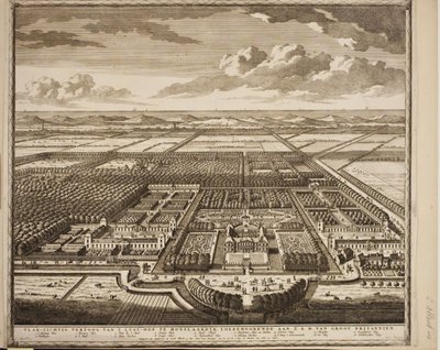 Il castello di piacere di Federico Enrico a Hornslaardyck presso Gravesand da Carel Allardt