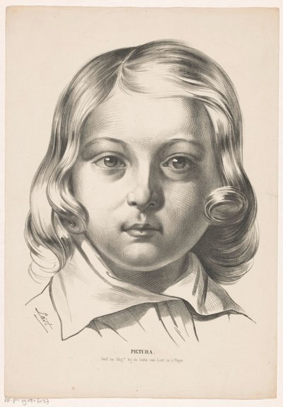 Testa di un ragazzo da Carel Christiaan Antony Last