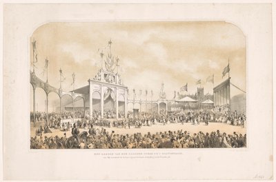 Re Guglielmo III posa la prima pietra per il monumento in memoria della liberazione dai francesi da Carel Christiaan Antony Last
