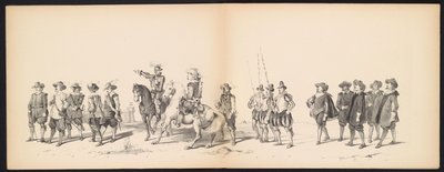 Mascherata degli studenti di Leida, 1850 (tavola 2) da Carel Christiaan Antony Last