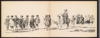 Mascherata degli studenti di Leida, 1850 (serie) da Carel Christiaan Antony Last