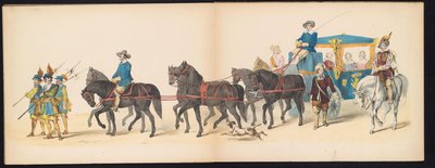 Mascherata degli studenti di Leida, 1850 (Ingresso di Federico Enrico a 