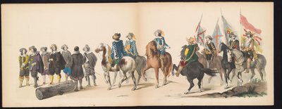 Mascherata degli studenti di Leida, 1850 (tav. 9) da Carel Christiaan Antony Last