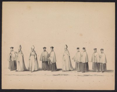 Mascherata degli studenti di Utrecht, 1846 (tavola 11) da Carel Christiaan Antony Last
