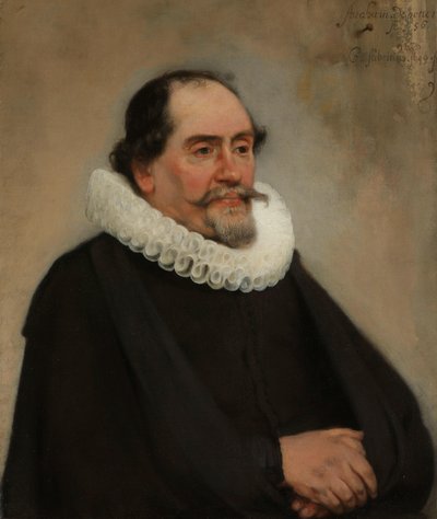 Ritratto di Abraham de Potter, mercante di seta di Amsterdam da Carel Fabritius