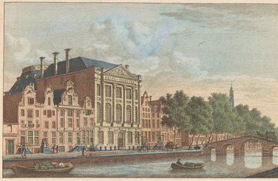 Edificio di Felix Meritis ad Amsterdam, ca. 1790 da Carel Frederik Bendorp (I)