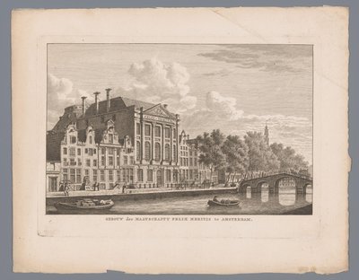 Veduta di Felix Meritis ad Amsterdam da Carel Frederik Bendorp (I)