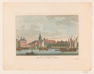 Vista della chiesa a Oost-Zaandam da Carel Frederik Bendorp (I)