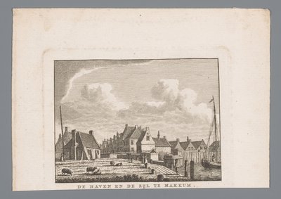 Porto e chiusa a Makkum da Carel Frederik Bendorp (I)