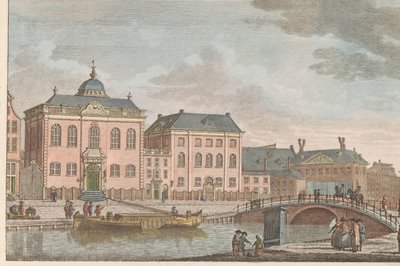 Sinagoga tedesca ad Amsterdam, ca. 1790 da Carel Frederik Bendorp (I)