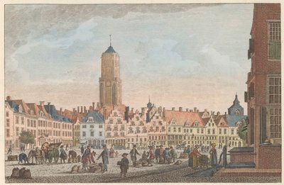 Neude a Utrecht, ca. 1790 da Carel Frederik Bendorp (I)