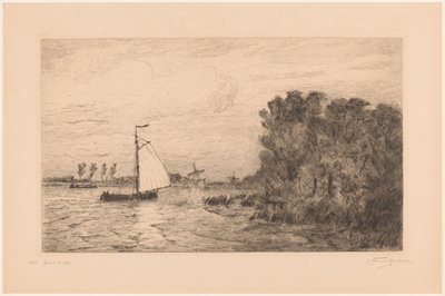 La Vecht presso Weesp da Carel Nicolaas Storm van 