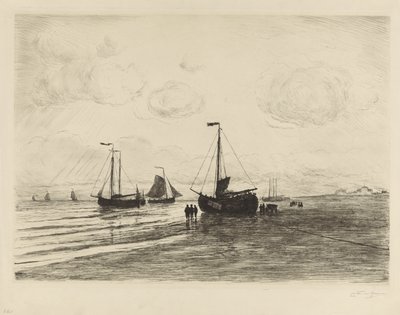 Sulla spiaggia di Katwijk da Carel Nicolaas Storm van 