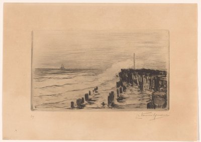 Molo di Vlissingen da Carel Nicolaas Storm van 