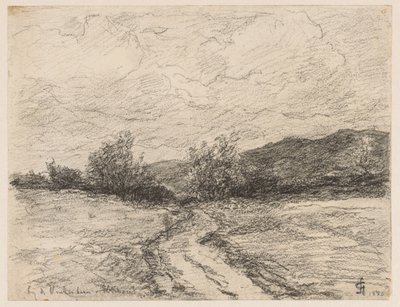 Sentiero boscoso attraverso le dune presso Elswout da Carel Nicolaas Storm van 