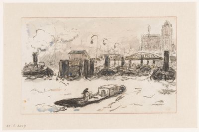 Veduta del porto di Amburgo da Carel Nicolaas Storm van 