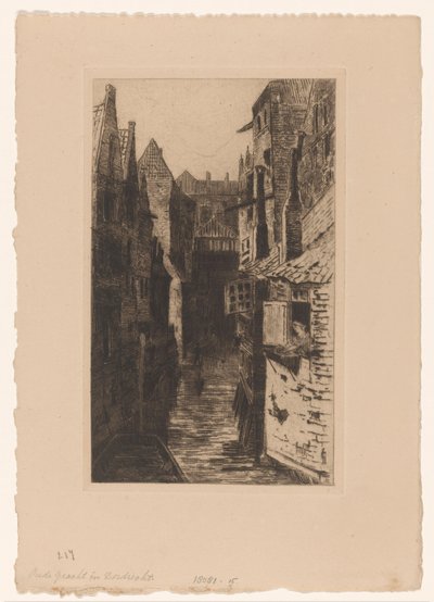 Canale a Dordrecht da Carel Nicolaas Storm van 