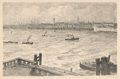 Porto di Amburgo da Carel Nicolaas Storm van 