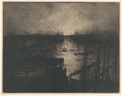 Porto di Amburgo da Carel Nicolaas Storm van 