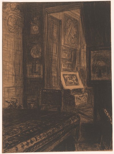 Interno di una stanza da Carel Nicolaas Storm van 