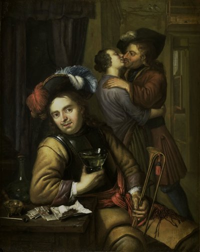 Scena di soldati da Carel de Moor (II) (attributed to)