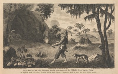 Dodici illustrazioni di Robinson Crusoe da Carington Bowles