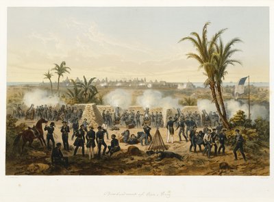 Bombardamento di Vera-Cruz da Carl (after) Nebel