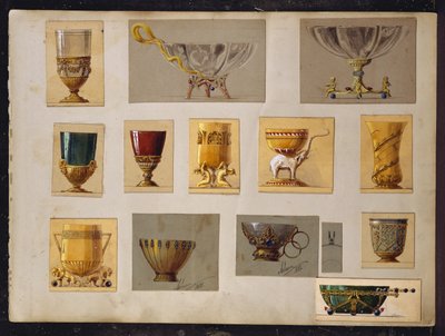 Selezione di disegni, Casa di Carl Fabergé da Carl Fabergé