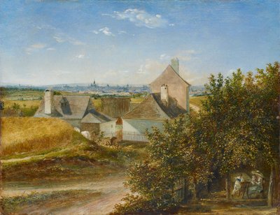 Veduta di Vienna da Grinzing da Carl Agricola