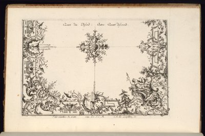 Due Quarti di un Soffitto, Nuovo Libro di Soffitti da Carl Albert von Lespilliez