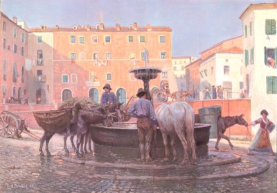 Alla fontana di Genzano da Carl Alexander Brendel