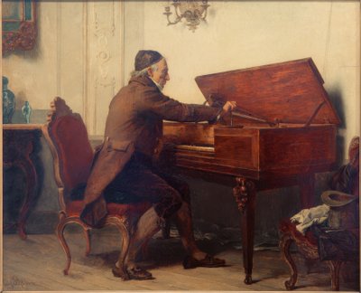 Uomo al clavicembalo da Carl Bernhard Schlösser