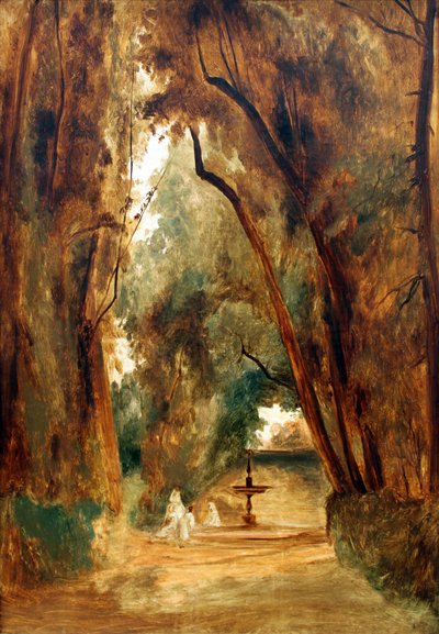 Parco di Villa Borghese da Carl Blechen