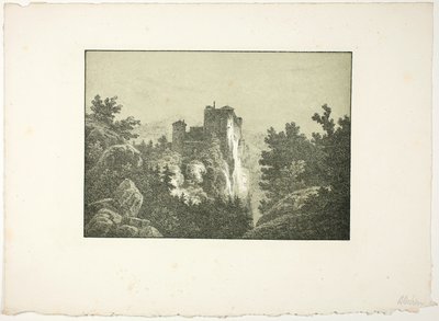 Rovine di un castello da Carl Blechen