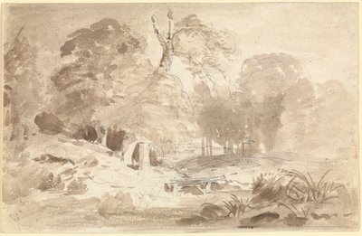 Paesaggio rurale nel Mark Brandenburg da Carl Blechen