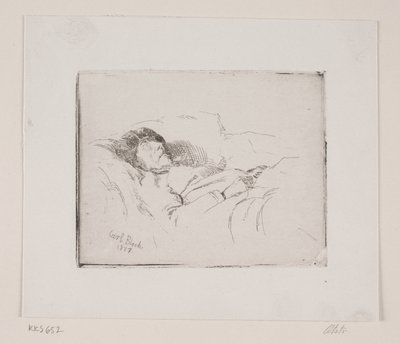 Il vecchio malato da Carl Bloch