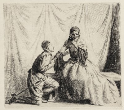 Il giovane e la morte da Carl Bloch