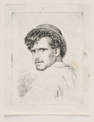 Testa di un italiano da Carl Bloch