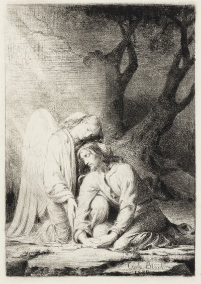 Cristo nel Getsemani da Carl Bloch