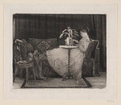 Donna che legge da Carl Bloch