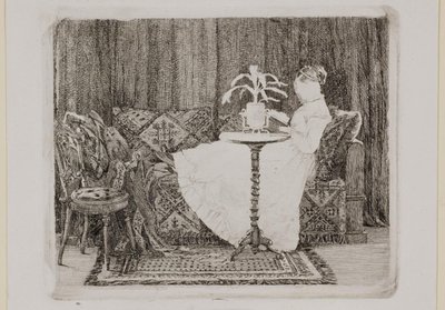 Donna che legge da Carl Bloch