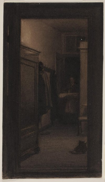 Ragazza porta un vassoio nell