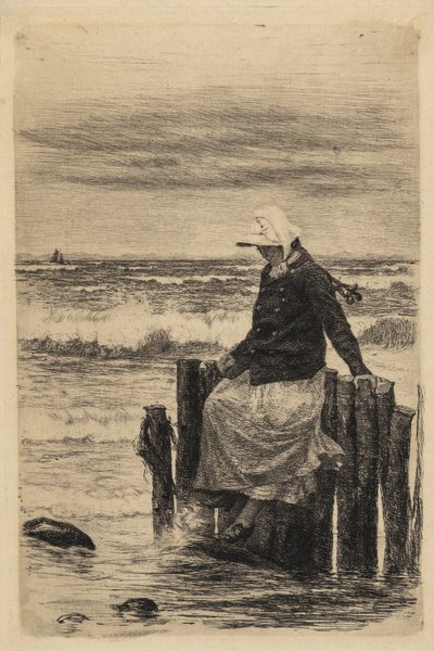 La ragazza al molo da Carl Bloch