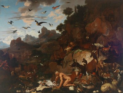 La follia di Nabucodonosor da Carl Borromaus Andreas Ruthart