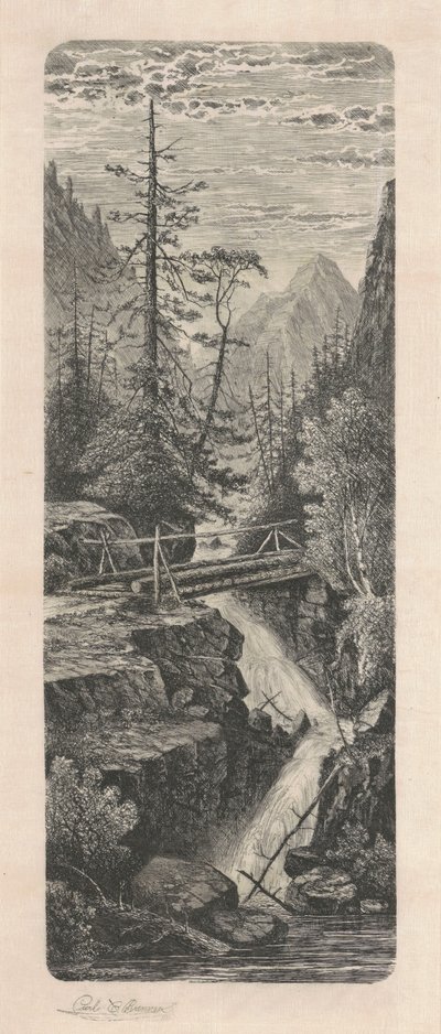 Cascata, Montagne Rocciose da Carl C. Brenner
