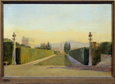I giardini di Villa Albani da Carl Christian Constantin Hansen