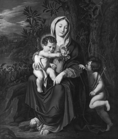 Vergine Maria con il Bambino Gesù e il piccolo Giovanni da Carl Christian Seydewitz