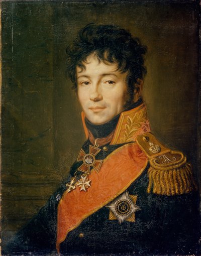 Ritratto del conte Evgraf Fedotovich Komarovsky da Carl Christian Vogel von Vogelstein