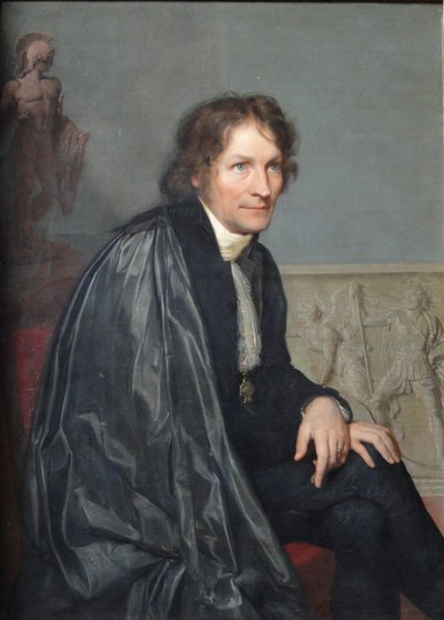 Ritratto dello scultore Bertel Thorvaldsen 1770-1844, 1814 da Carl Christian Vogel von Vogelstein