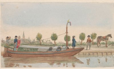 Barca da traino, 1824 da Carl Cristiaan Fuchs